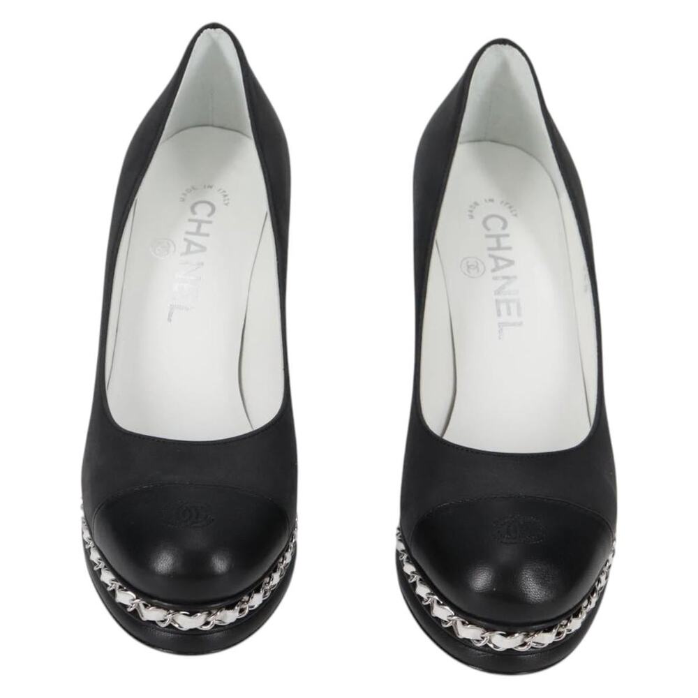 Chanel Classic Calfskin Pump High Heels - Picture 2 of 6